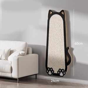 Floor standing natural sisal cat scratching board durable decorative indoor cat scratcher manufacturer supplier