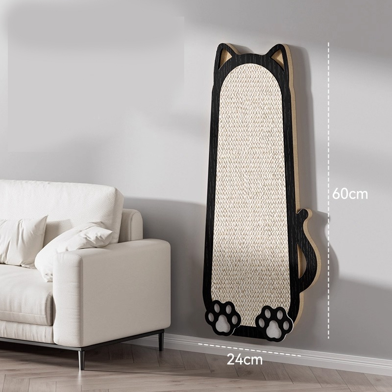 Floor standing natural sisal cat scratching board durable decorative indoor cat scratcher manufacturer supplier