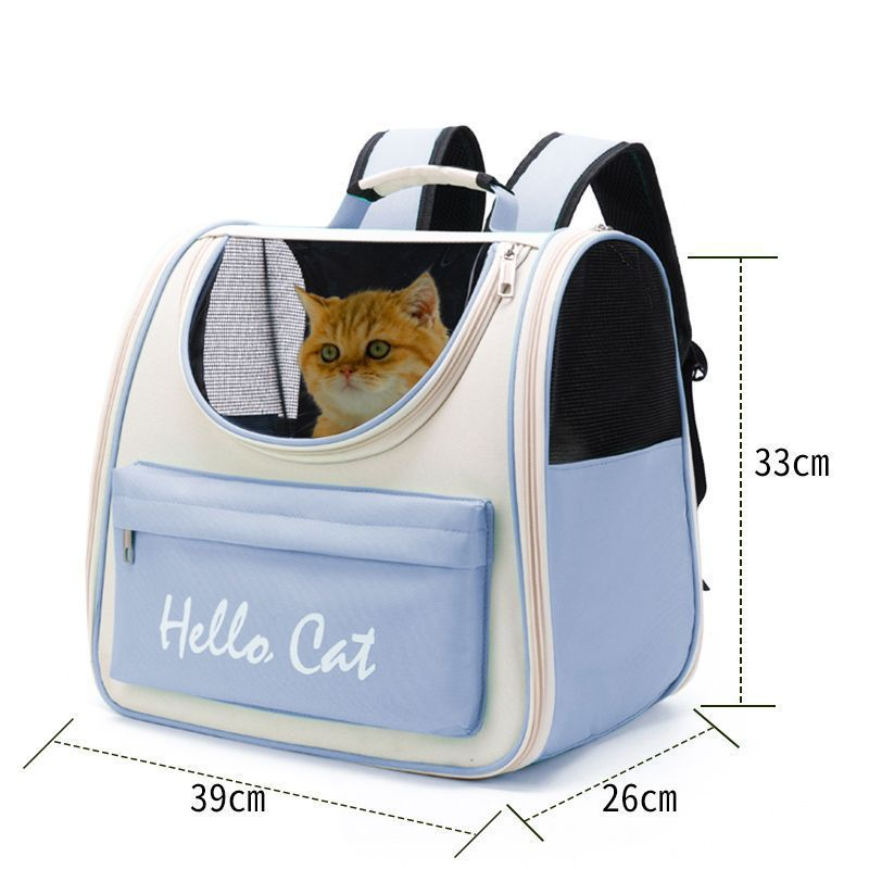 Foldable Pet Carrier Backpack for Cats & Dogs Breathable Travel Bag Manufacturer Wholesale - Image 2