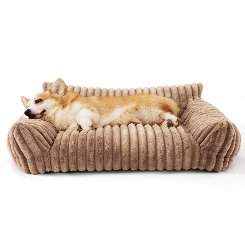 luxury pet sofa bed for small and medium dogs vacuum packed removable washable pet couch wholesale