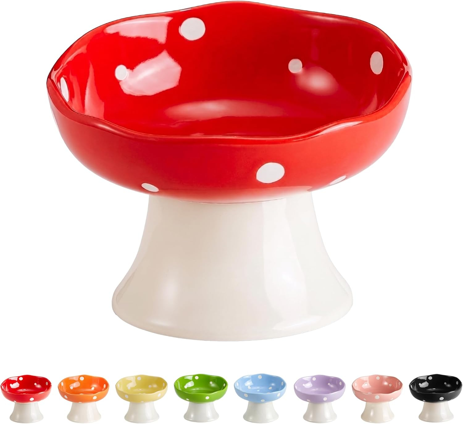 elevated ceramic cat bowl high raised